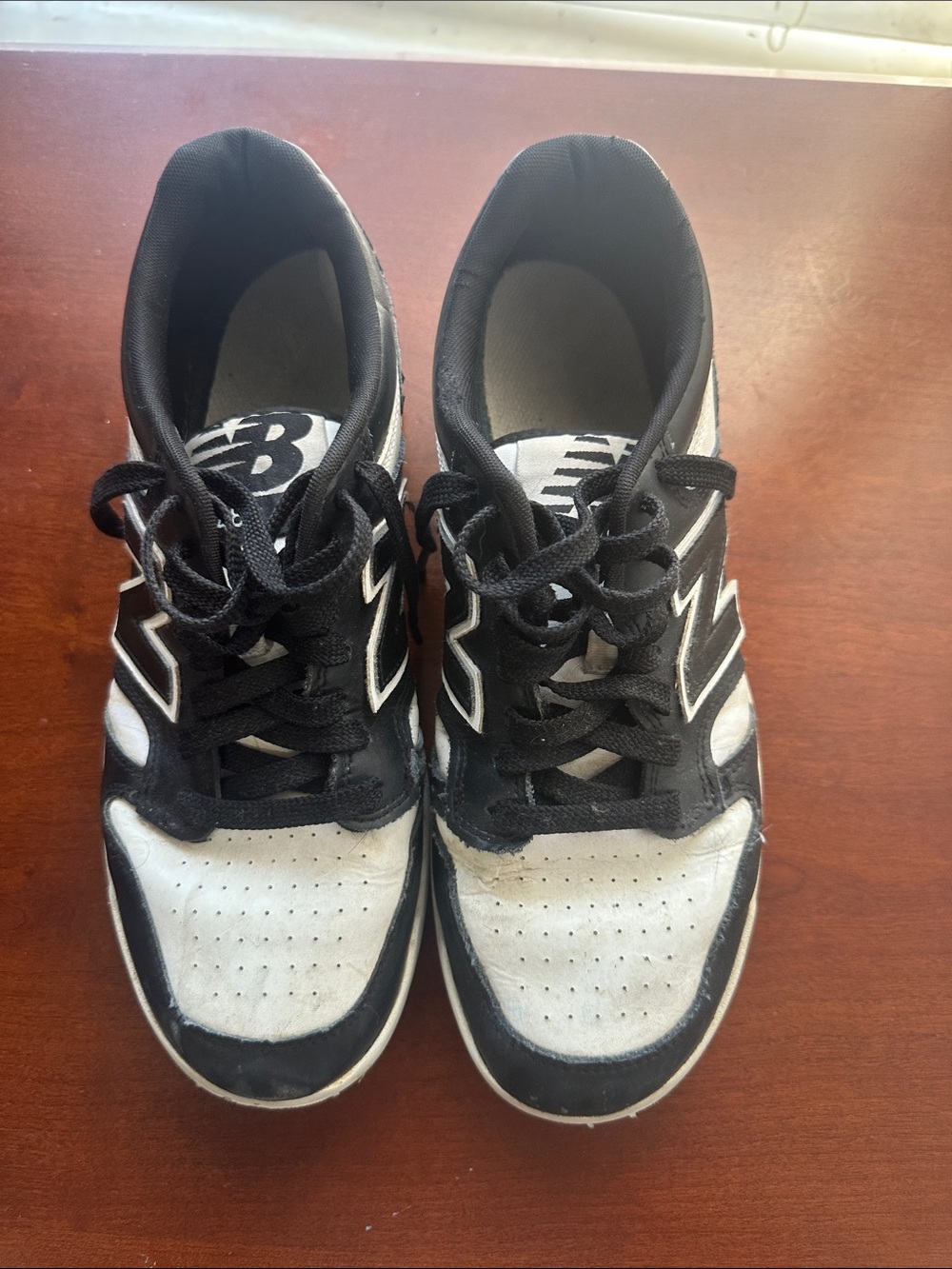 New Balance Black and White Athletic Sneakers